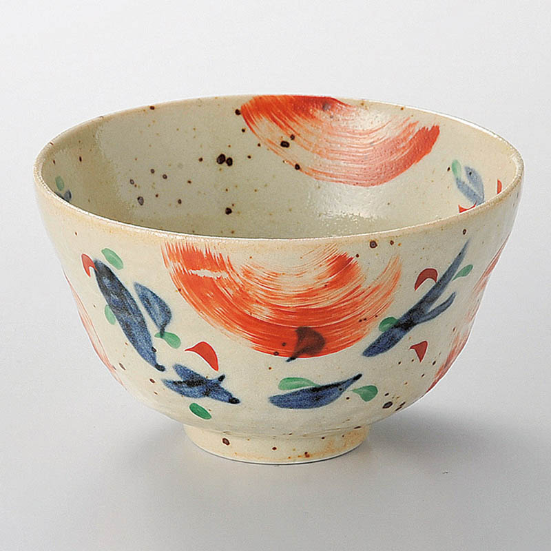 山万 39608-180 赤絵風車紋4.5お好み丼 1個（ご注文単位1個）【直送品】