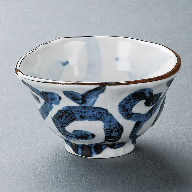 山万 39607-180 染付唐草4.5多用碗 1個（ご注文単位1個）【直送品】