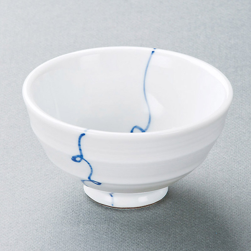 山万 39609-250 内外ルリ曲線大茶碗 1個（ご注文単位1個）【直送品】