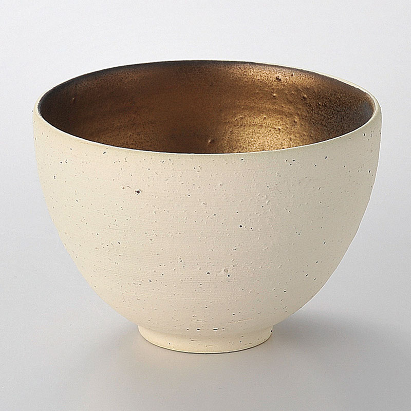 山万 39701-660 焼〆金彩中丼(信楽焼) 1個（ご注文単位1個）【直送品】