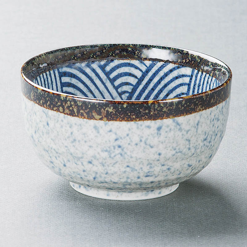 山万 39837-170 青海波多用碗(小) 1個（ご注文単位1個）【直送品】