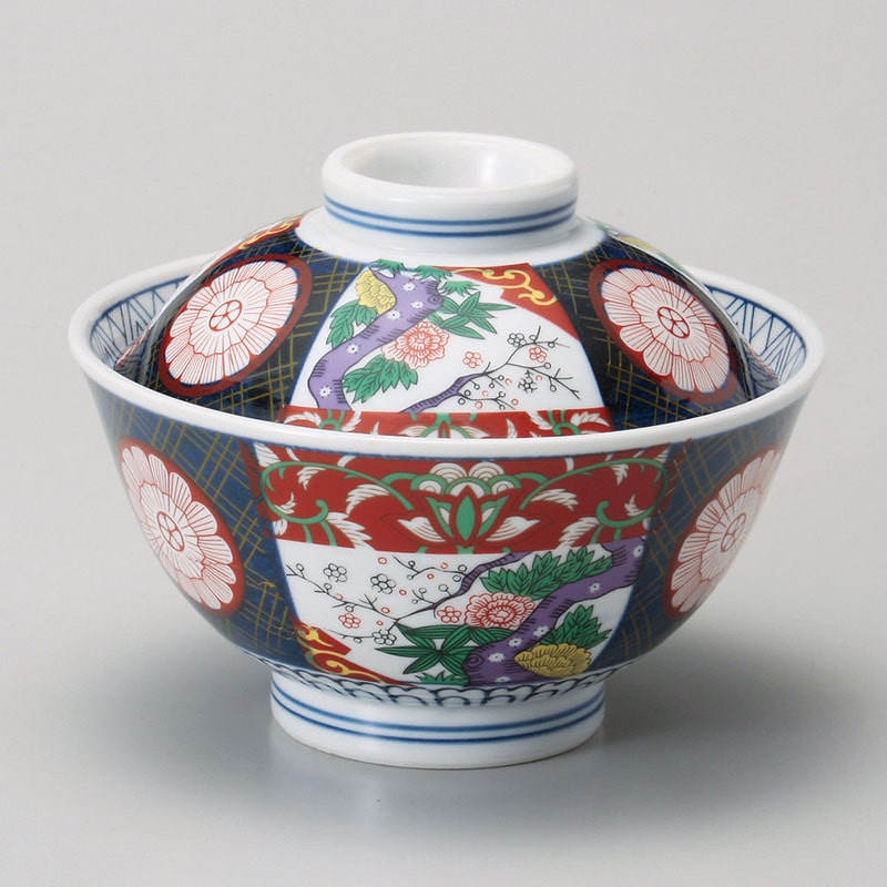 山万 40004-130 錦牡丹反蓋丼 1個（ご注文単位1個）【直送品】