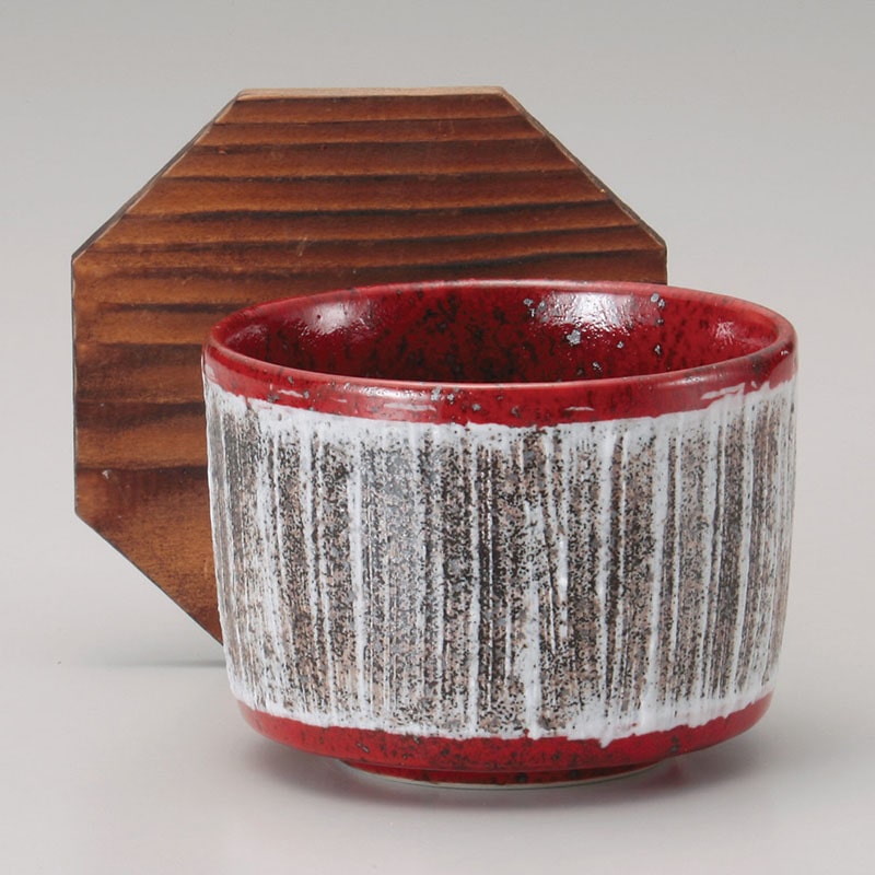 山万 40508-440 結晶マグナ木蓋付飯器 1個（ご注文単位1個）【直送品】