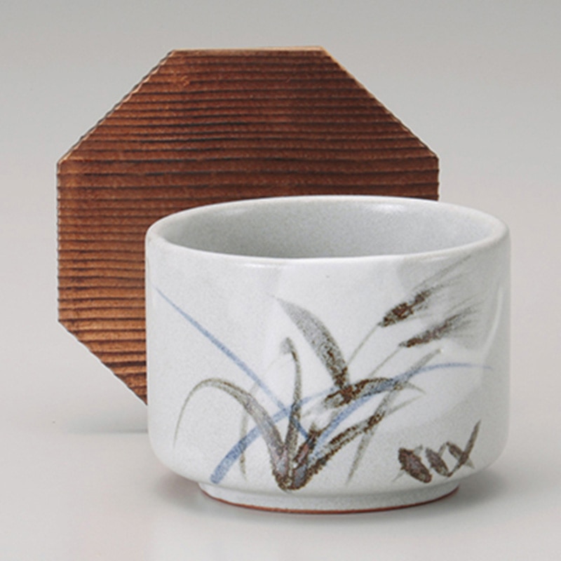 山万 40519-290 益子芦飯器蓋付 1個（ご注文単位1個）【直送品】