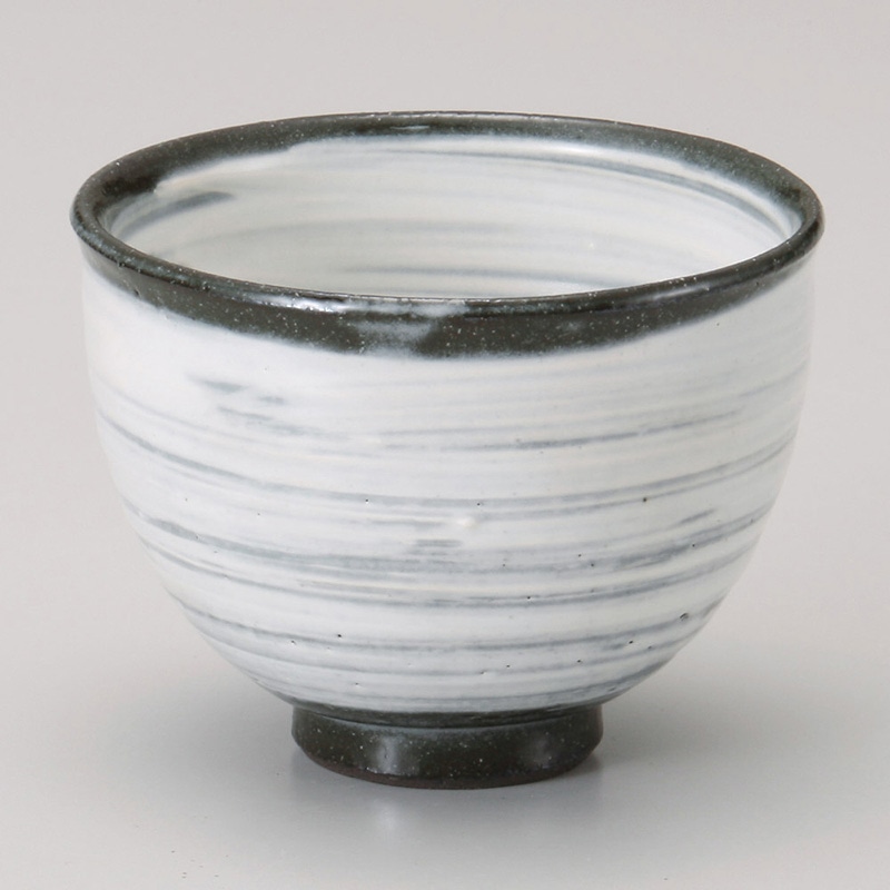 山万 40705-100 粉引刷毛目一服碗 1個（ご注文単位1個）【直送品】