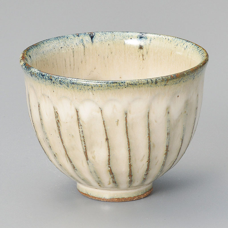 山万 40704-100 黒乳流し陶碗 1個（ご注文単位1個）【直送品】