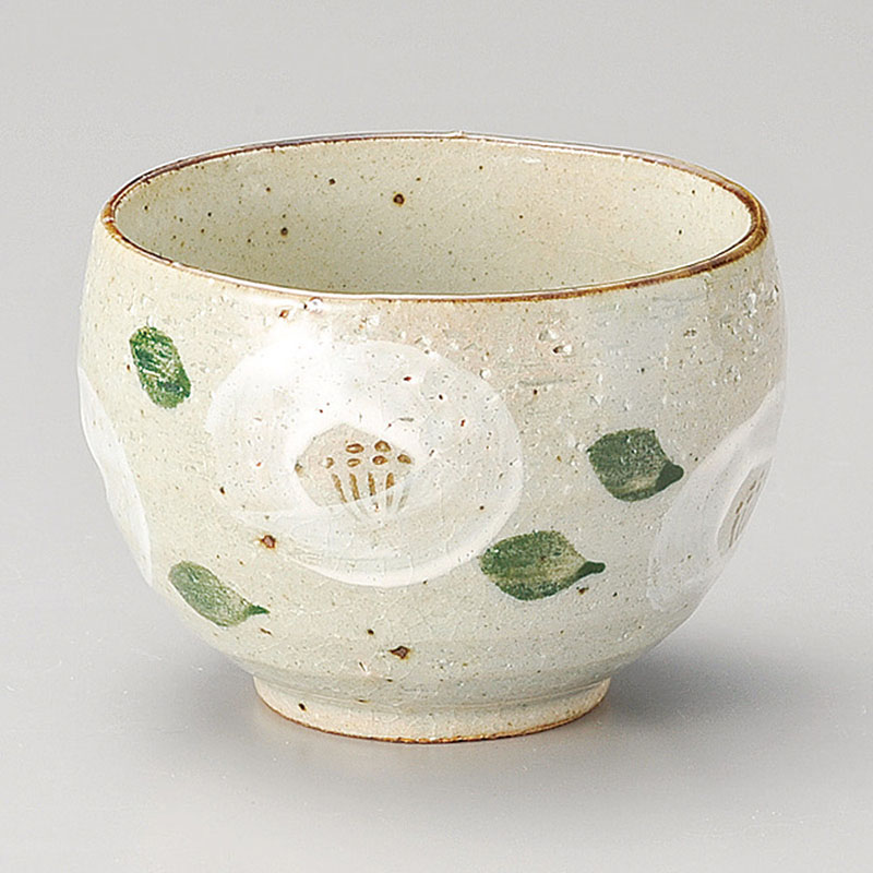 山万 40715-310 白椿いっぷく碗 1個（ご注文単位1個）【直送品】