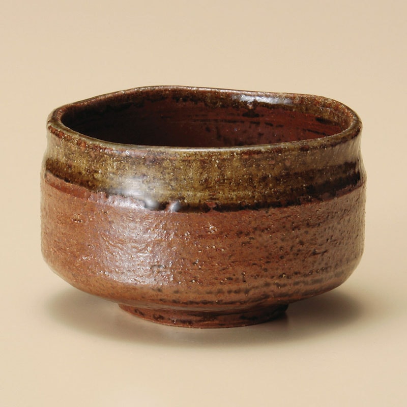 山万 40928-100 備前流し抹茶碗 1個（ご注文単位1個）【直送品】