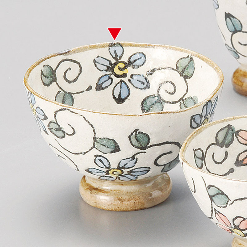 山万 41215-510 青花紋唐草飯碗 大 1個（ご注文単位1個）【直送品】