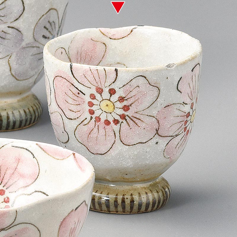 山万 41310-570 雪夢花湯呑(小) 1個（ご注文単位1個）【直送品】