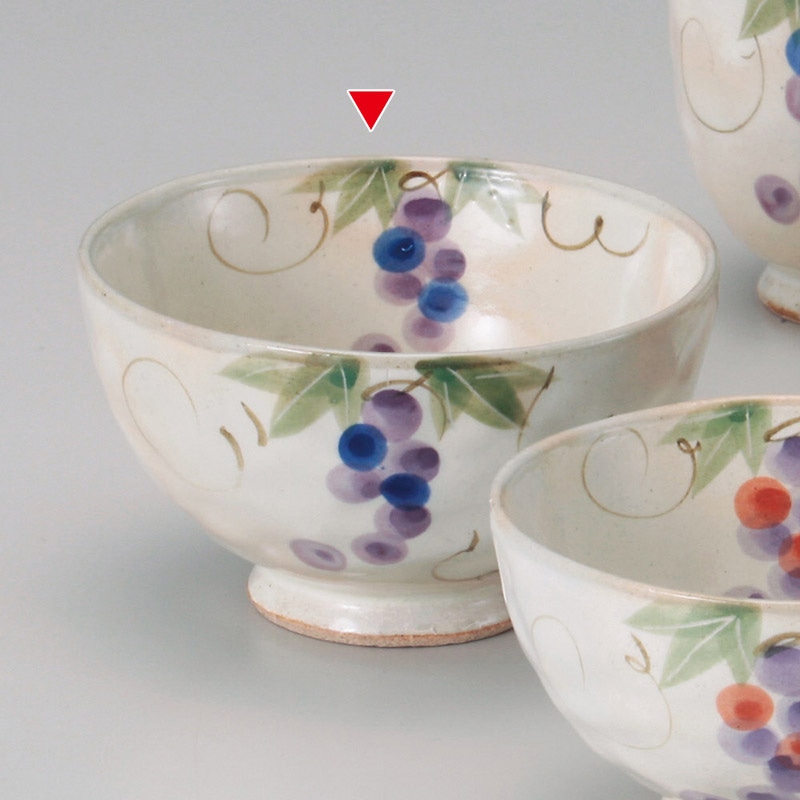 山万 41339-510 粉引ぶどう飯碗 大 1個（ご注文単位1個）【直送品】