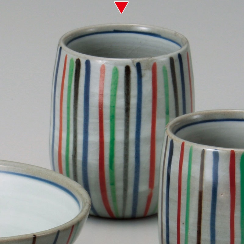 山万 41405-310 錦十草湯呑(大) 1個（ご注文単位1個）【直送品】