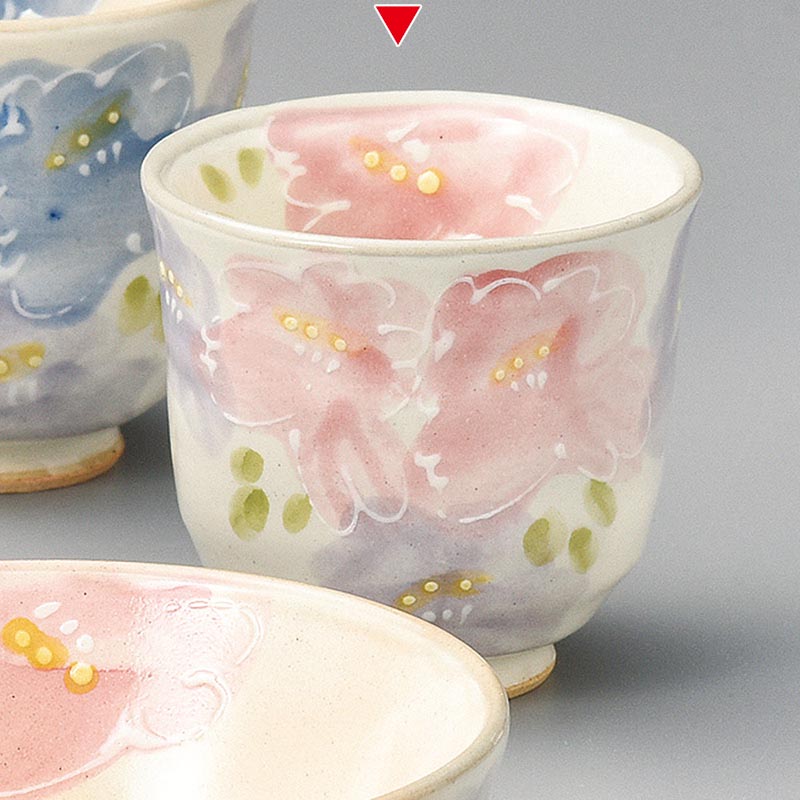 山万 41446-510 粉引花束湯呑 小 1個（ご注文単位1個）【直送品】
