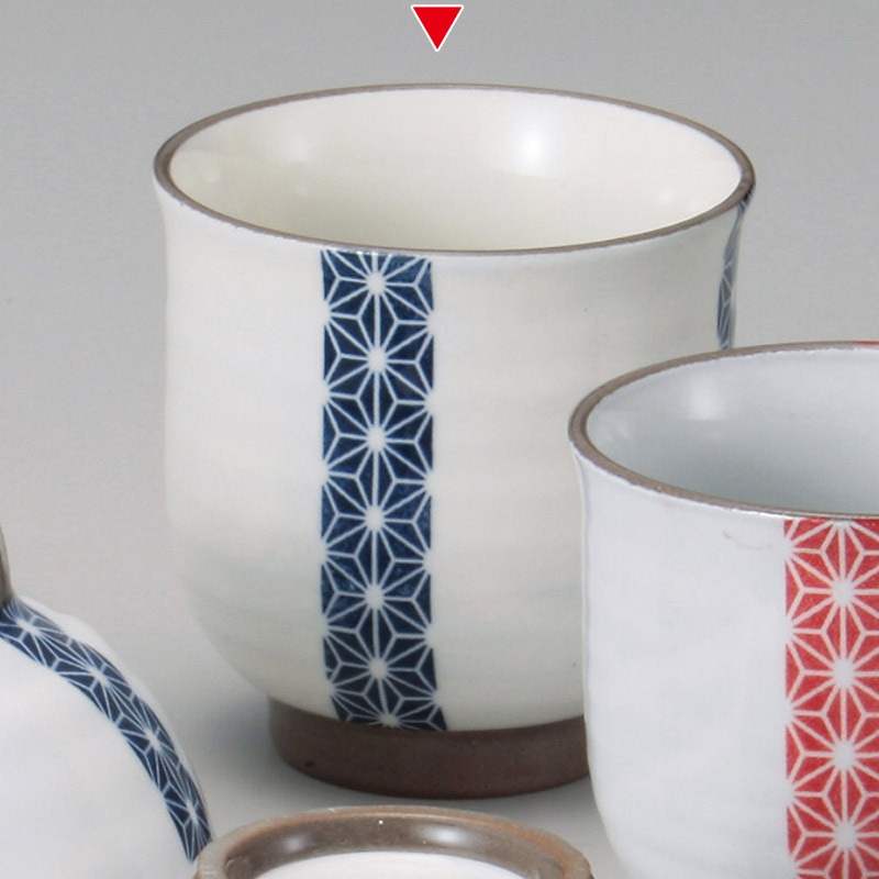 山万 41437-400 刺子紺湯呑(大) 1個（ご注文単位1個）【直送品】