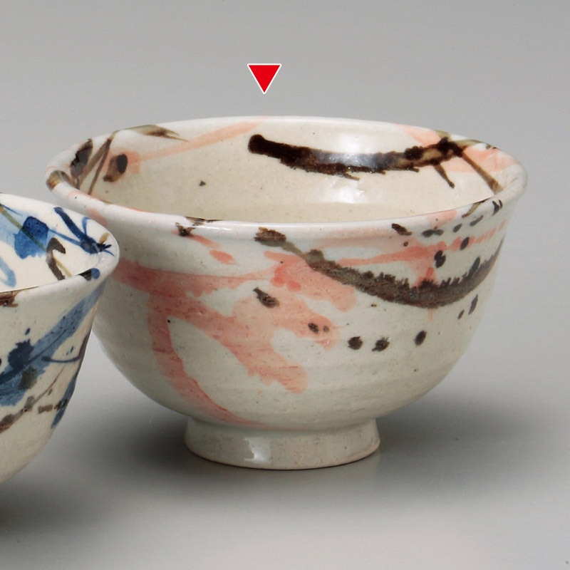 山万 41526-570 トビ紅釉茶漬碗 1個（ご注文単位1個）【直送品】