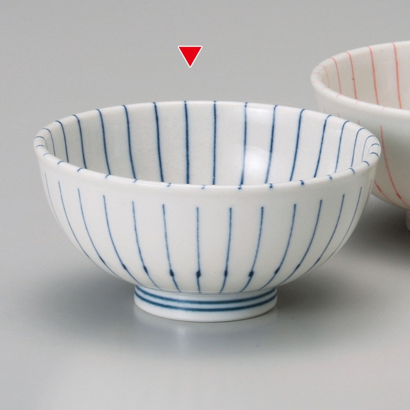 山万 41642-190 ルナ十草 青軽量茶碗 1個（ご注文単位1個）【直送品】