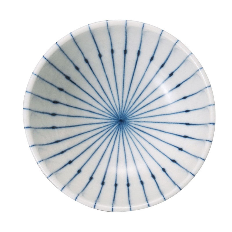 山万 41642-190 ルナ十草 青軽量茶碗 1個(ご注文単位1個)【直送品】