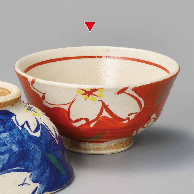 山万 41610-570 赤桜飯碗(小) 1個（ご注文単位1個）【直送品】