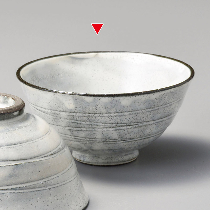 山万 41748-100 黒土粉引中平 1個（ご注文単位1個）【直送品】