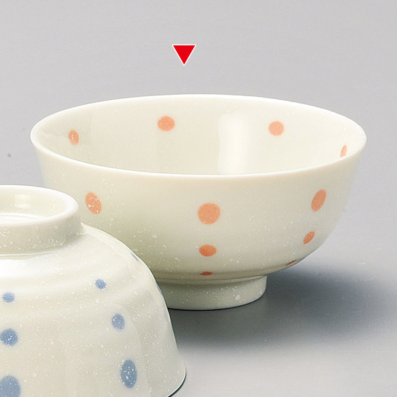 山万 41952-190 水玉PK茶碗 1個（ご注文単位1個）【直送品】