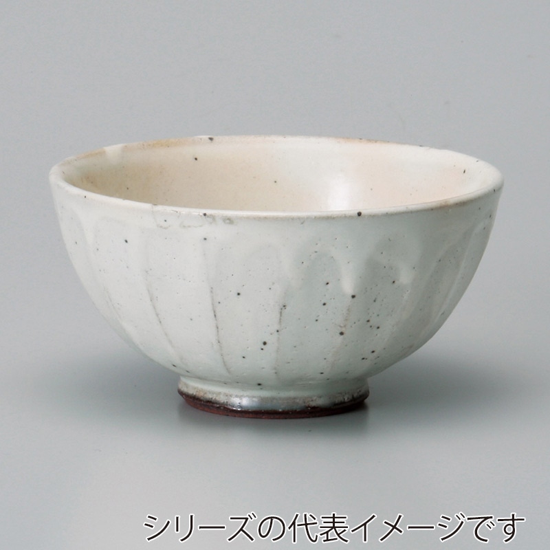 山万 41715-330 粉引面取り大平 1個（ご注文単位1個）【直送品】