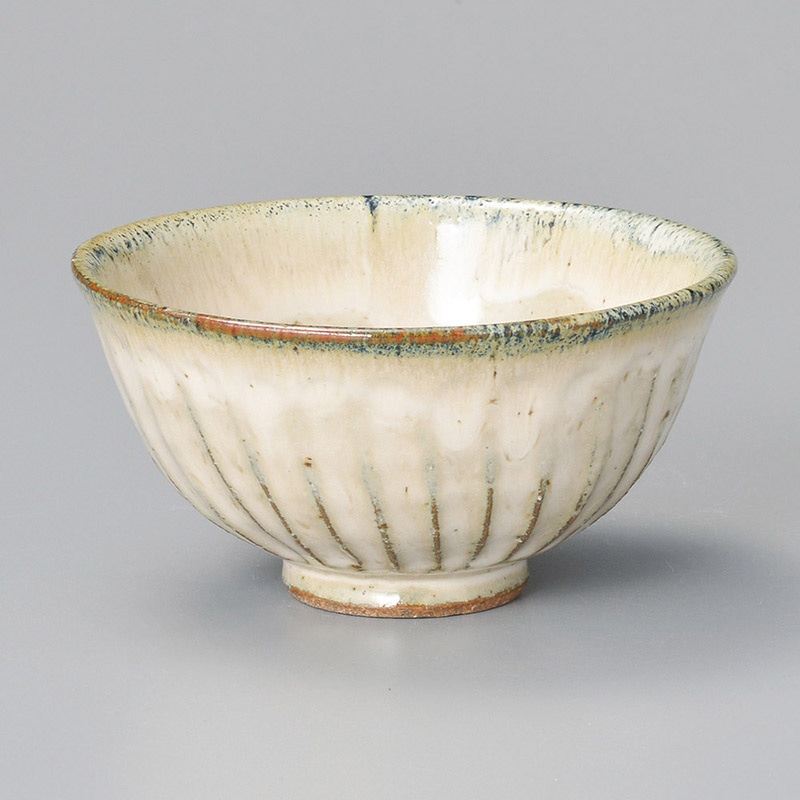 山万 42226-100 黒乳流し茶碗 1個（ご注文単位1個）【直送品】