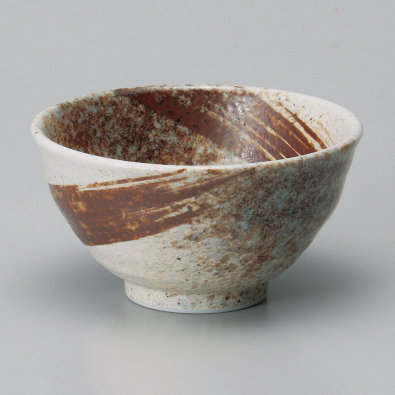 山万 42408-270 志野サビ刷毛飯碗大 1個（ご注文単位1個）【直送品】