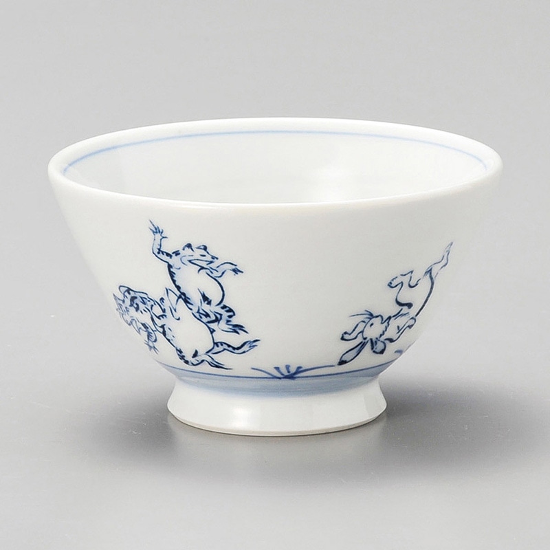 山万 42122-460 鳥獣戯画くらわんか茶碗 1個（ご注文単位1個）【直送品】