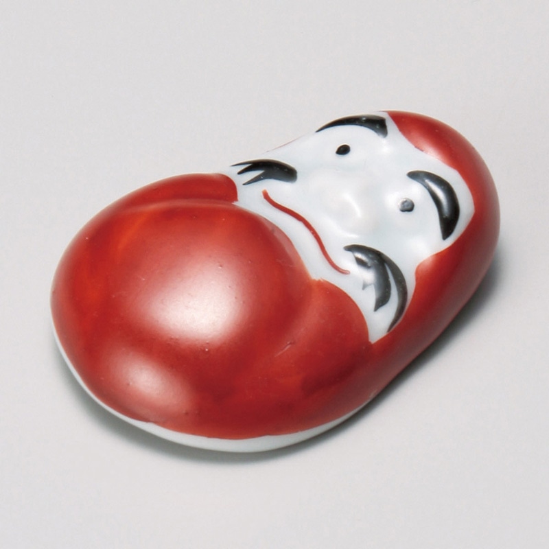 山万 42848-430 赤だるま箸置 1個（ご注文単位1個）【直送品】