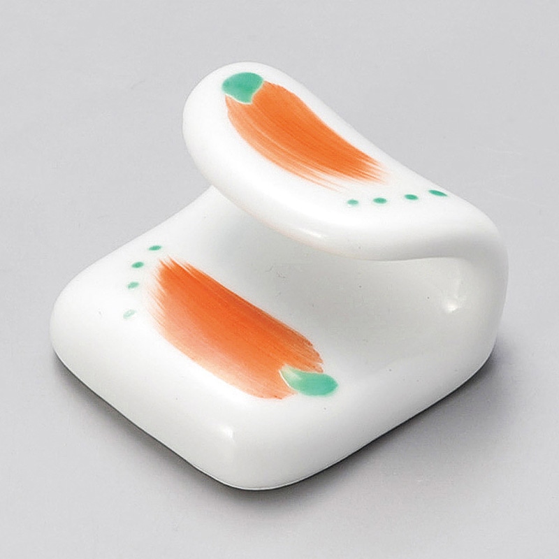 山万 42833-580 赤絵せせらぎ巻紙箸衣 1個（ご注文単位1個）【直送品】