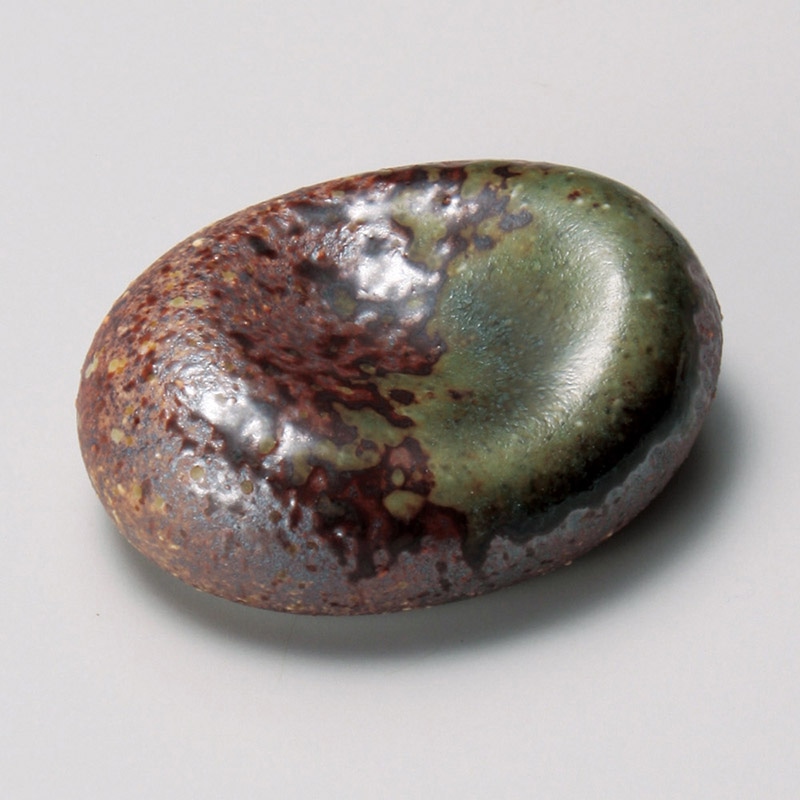 山万 42931-450 箸置豆オリベ流し 1個（ご注文単位1個）【直送品】