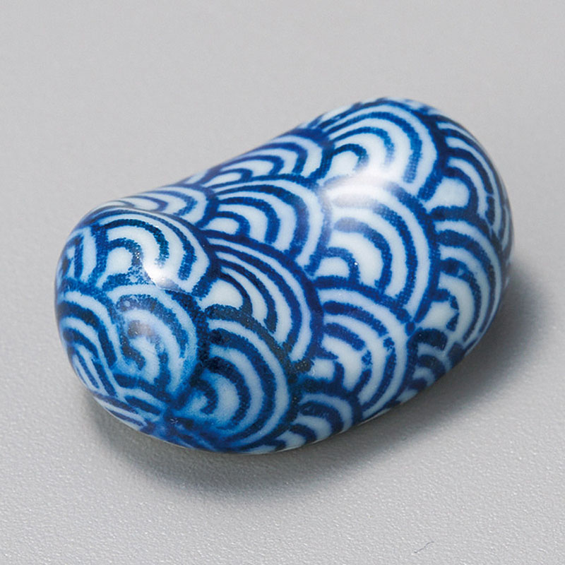 山万 43055-450 青海波豆玉ミニ箸置 1個（ご注文単位1個）【直送品】