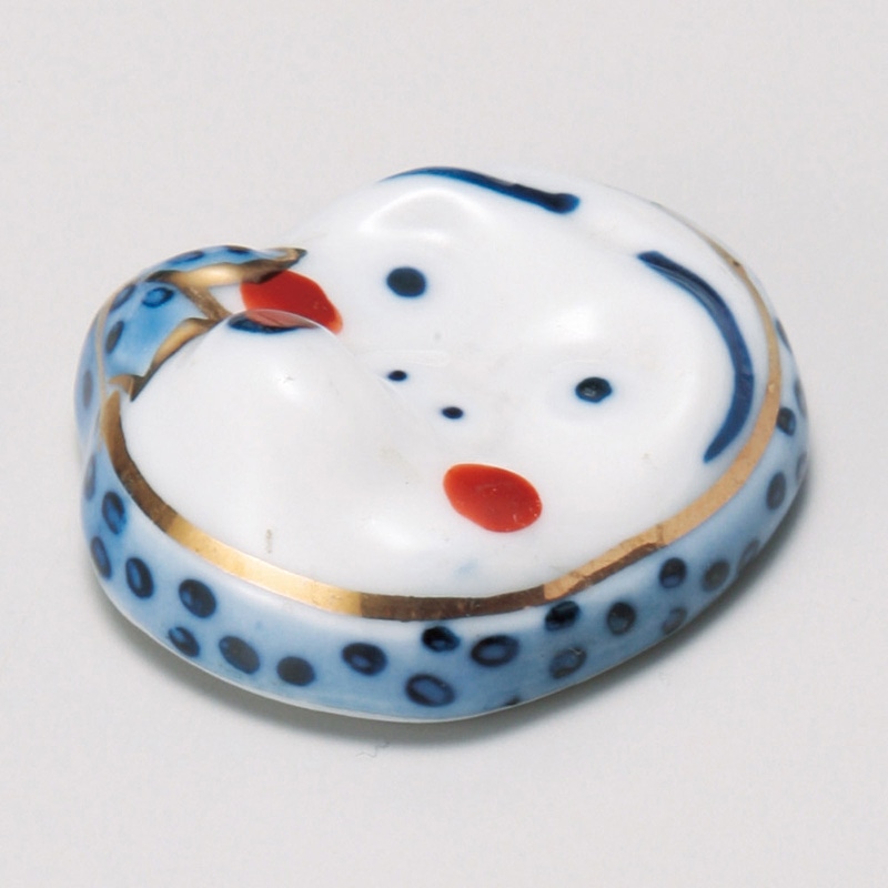 山万 42853-430 錦ひょっとこ箸置 1個（ご注文単位1個）【直送品】