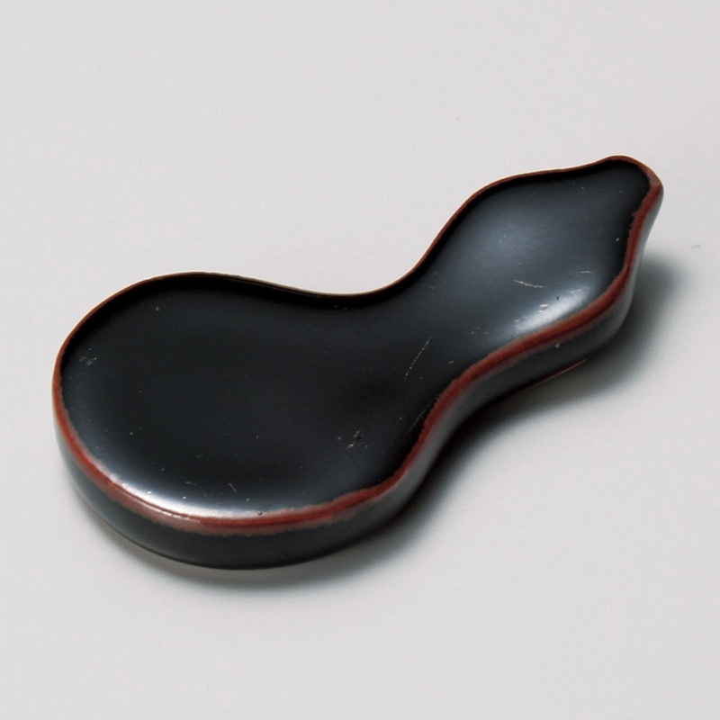 山万 43235-430 天目瓢箪型箸置 1個（ご注文単位1個）【直送品】