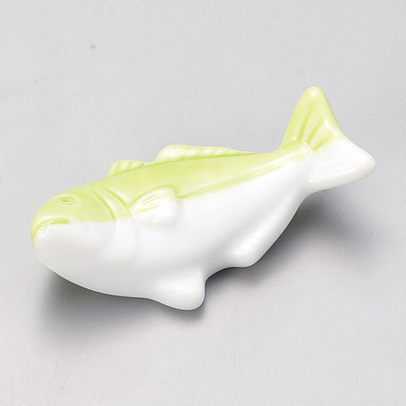 山万 43038-450 グリーン新ブリ箸置 1個（ご注文単位1個）【直送品】