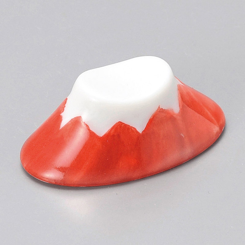 山万 43238-450 新富士山 赤箸置 1個（ご注文単位1個）【直送品】
