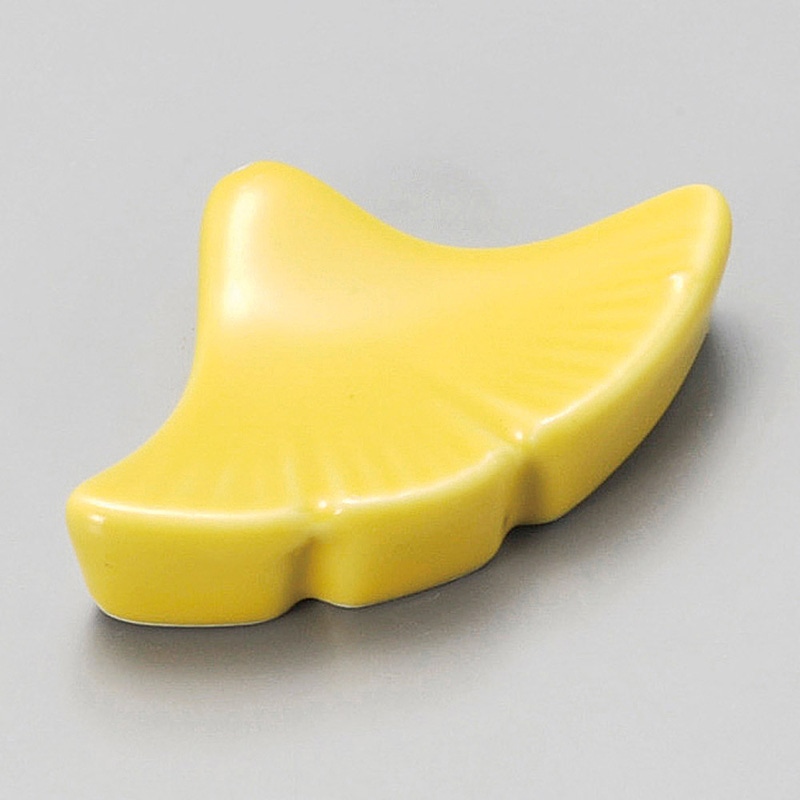 山万 43138-430 黄いちょう箸置 1個（ご注文単位1個）【直送品】