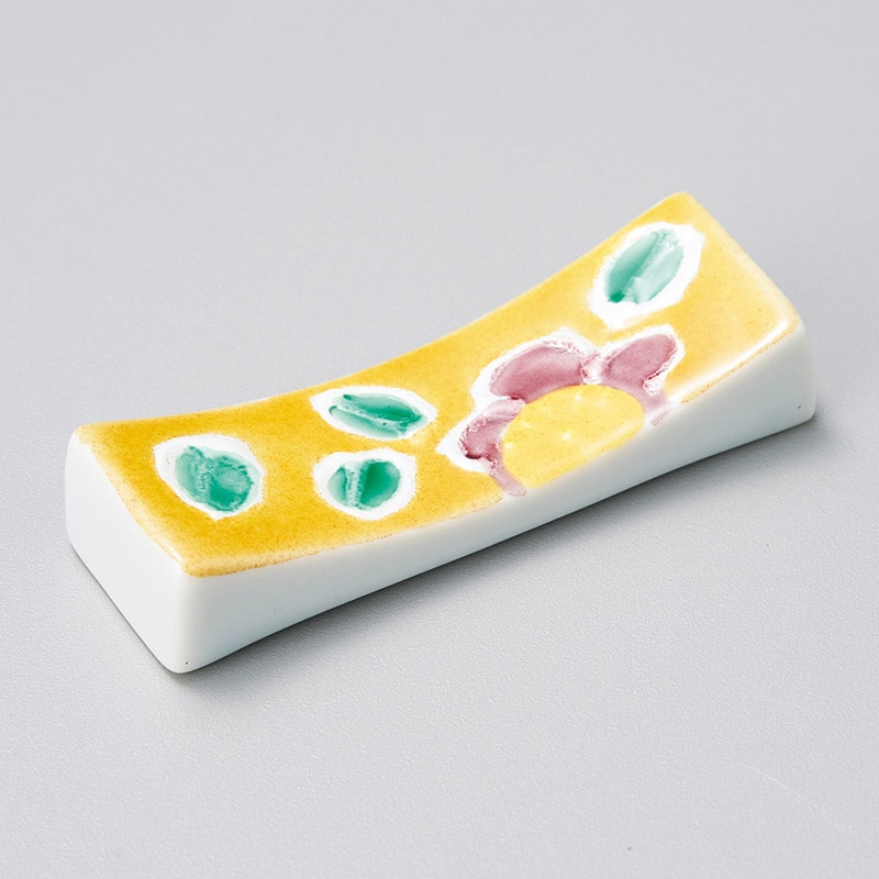 山万 42810-470 黄交趾一珍花箸置 1個（ご注文単位1個）【直送品】