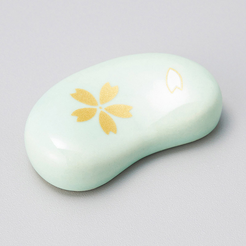 山万 43154-310 ヒワ金桜箸置 1個（ご注文単位1個）【直送品】