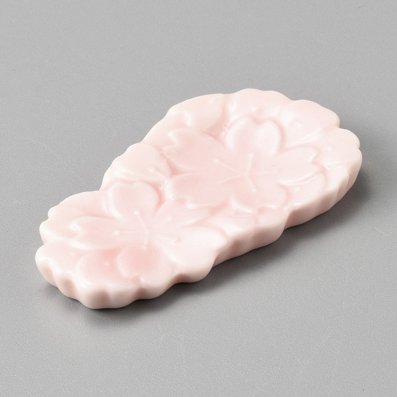 山万 43143-480 ピンク桜箸置き 1個（ご注文単位1個）【直送品】