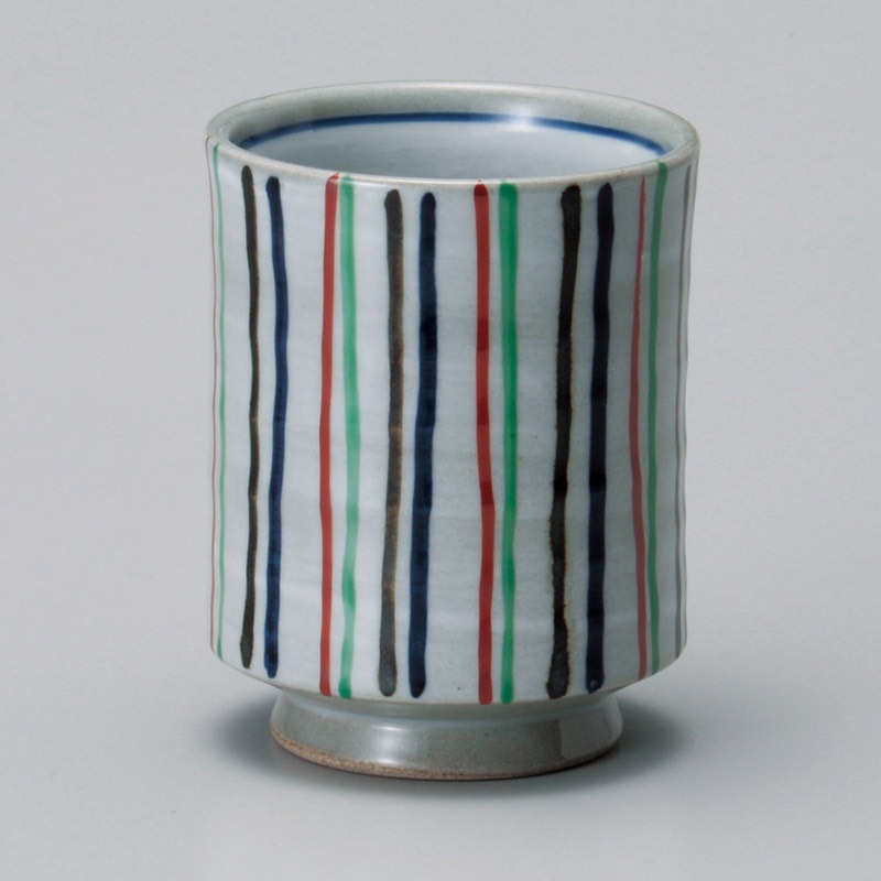 山万 43510-570 錦十草中寿司湯呑 1個（ご注文単位1個）【直送品】