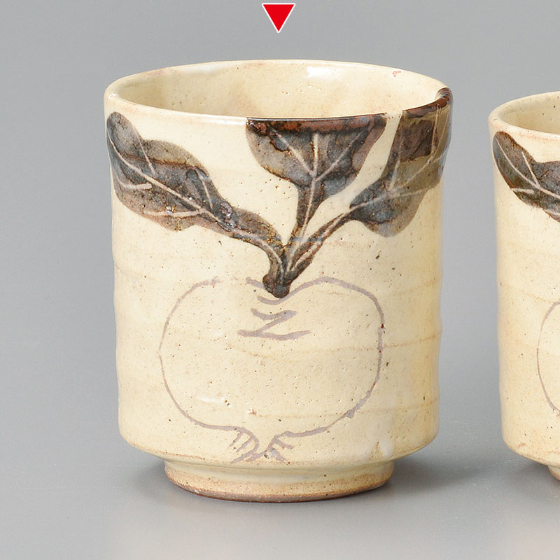 山万 43607-510 粉引かぶ湯呑 大 1個（ご注文単位1個）【直送品】