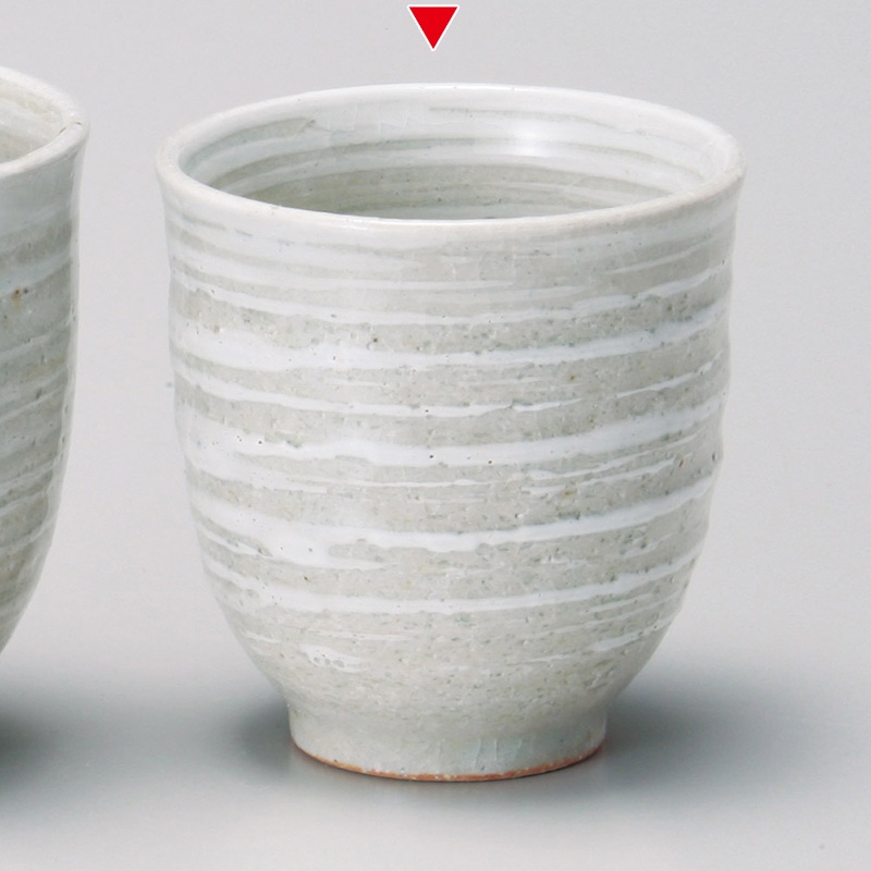 山万 43622-660 若草反長湯呑(小)(信楽焼) 1個（ご注文単位1個）【直送品】