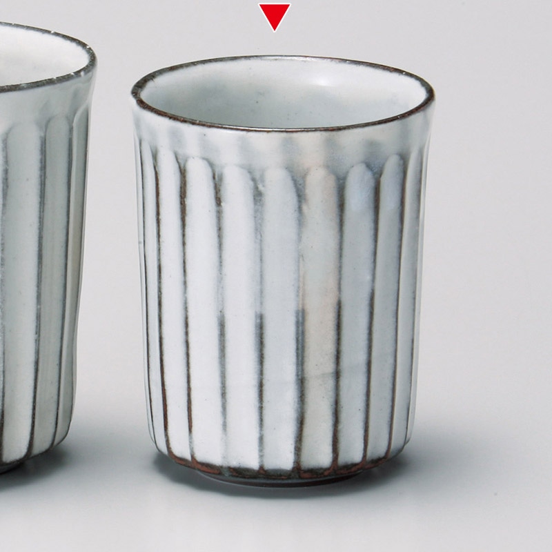 山万 43712-440 しのぎ十草湯呑 小 1個（ご注文単位1個）【直送品】