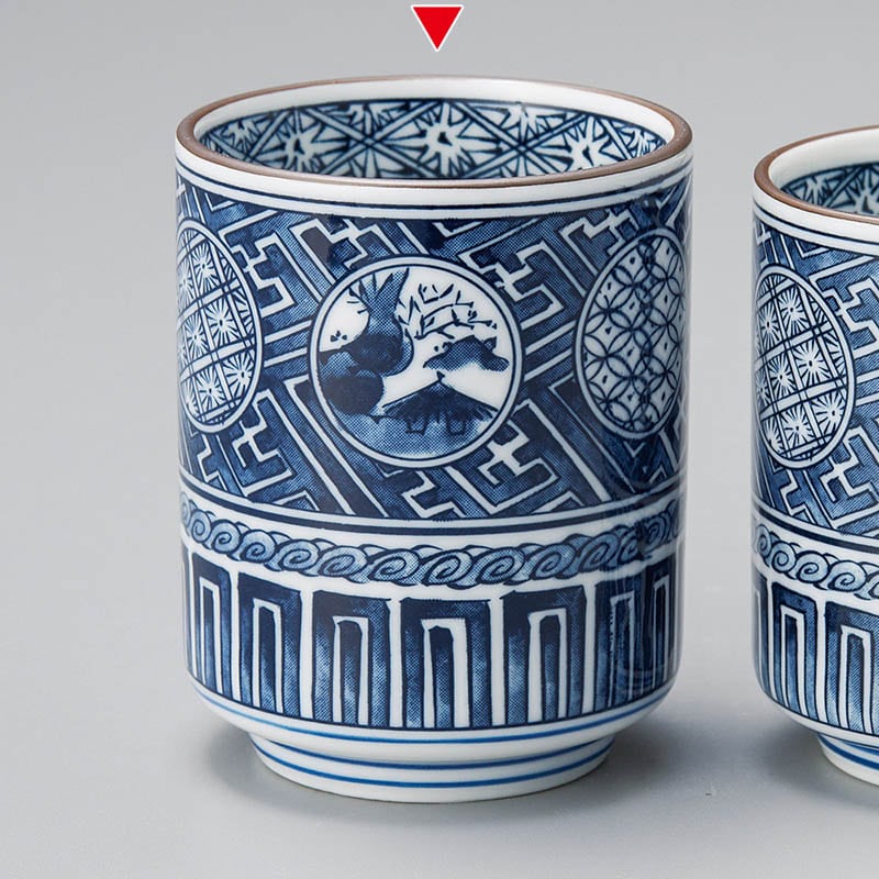 山万 43719-430 京丸紋大型湯呑(大) 1個（ご注文単位1個）【直送品】