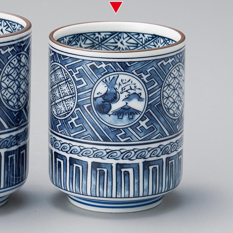 山万 43720-430 京丸紋大型湯呑(小) 1個（ご注文単位1個）【直送品】