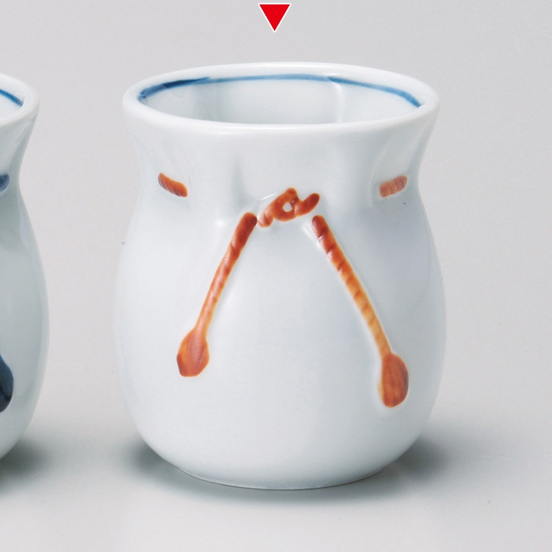 山万 43726-250 巾着 朱湯のみ 1個（ご注文単位1個）【直送品】