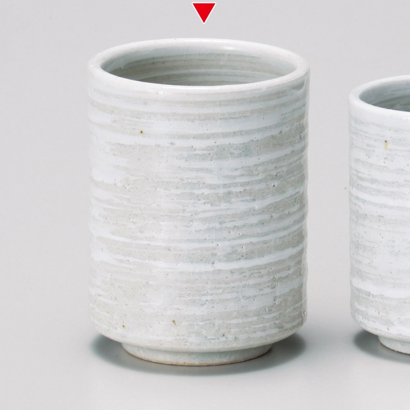 山万 43731-660 若草切立湯呑(大)(信楽焼) 1個（ご注文単位1個）【直送品】