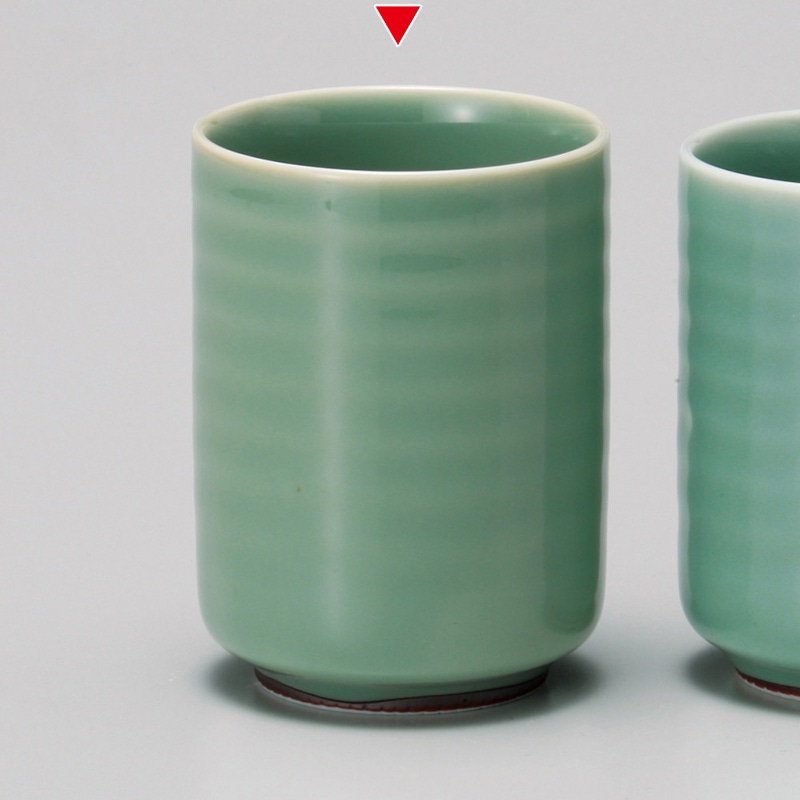 山万 43745-430 天龍寺青地湯呑大 1個（ご注文単位1個）【直送品】