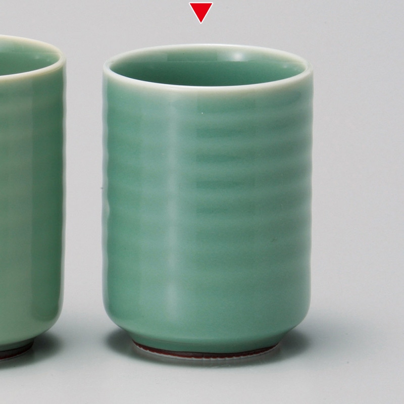 山万 43746-430 天龍寺青地湯呑小 1個（ご注文単位1個）【直送品】